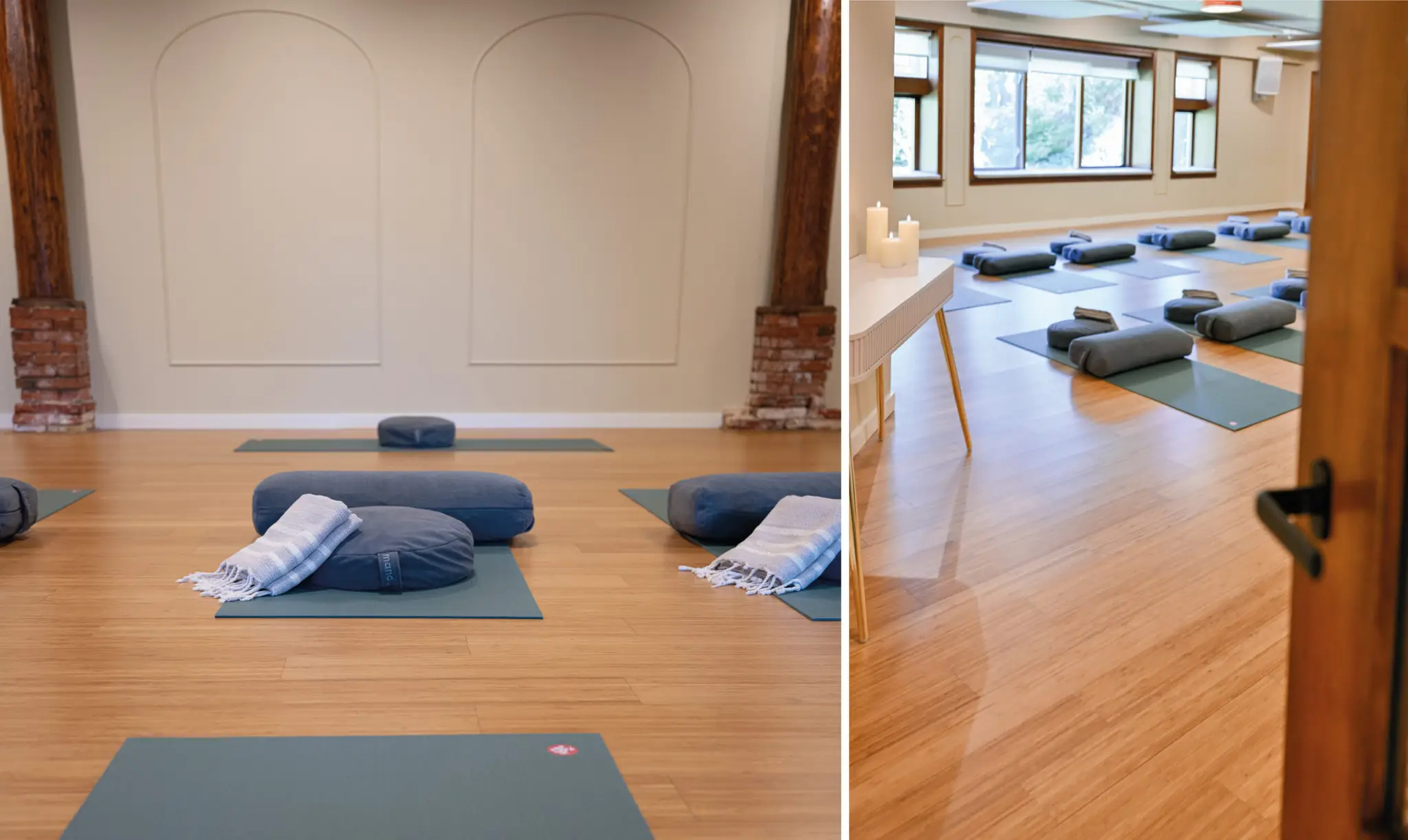 sfeervolle yoga en meditatiezaal