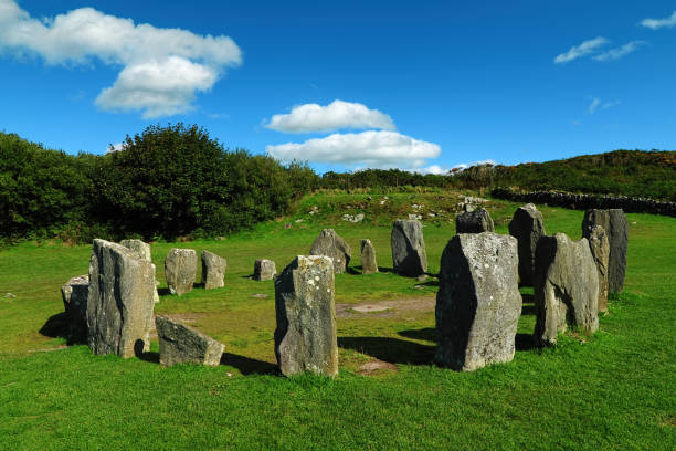 Mysterious and fascinating Drombeg Stone Circle in the County Cork, Ireland
