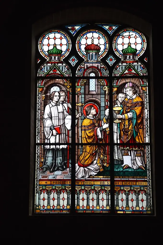 Klooster glas in lood retraite