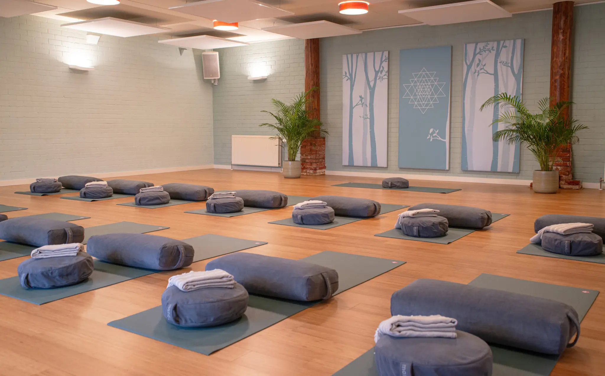 A zaal yoga opstelling The Land of Now-2a