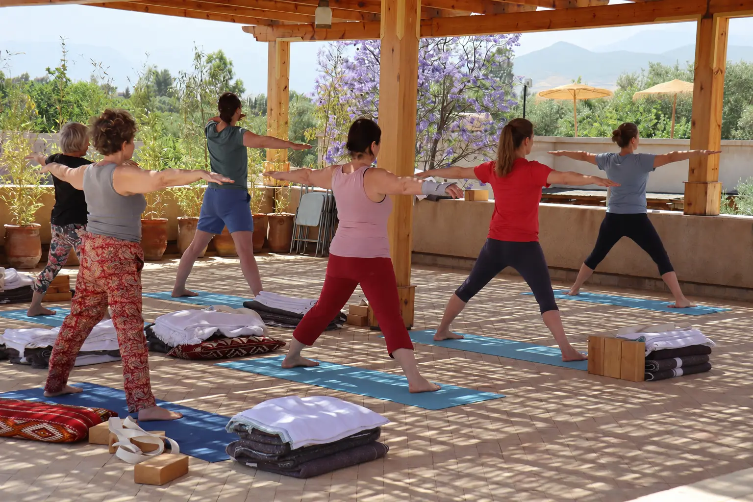 yoga oefening marokko